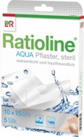 RATIOLINE aqua Duschpflaster Plus 10x15 cm steril - 5Stk