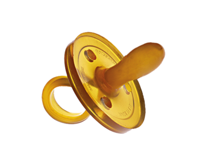 GOLDISAUGER naturform oval 0-6 Monate - 1Stk - Schnuller