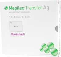 MEPILEX Transfer Ag Schaumverband 7,5x8,5 cm ster. - 10Stk