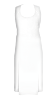 EINMAL SCHÜRZEN PE 125 cm weiß - 100Stk
