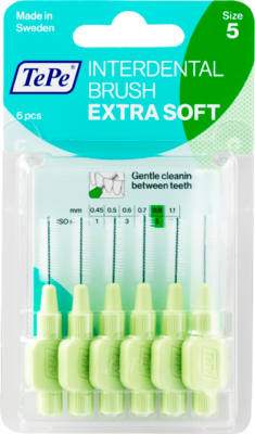 TEPE Interdentalbürste x-weich 0,8mm - 6Stk