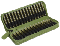 TASCHENAPOTHEKE 30er Leder f.1,5 g Gläser grün - 1Stk
