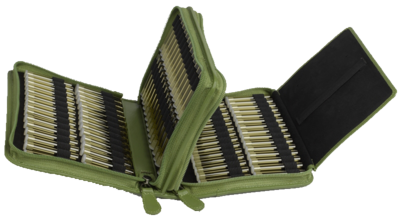 TASCHENAPOTHEKE 120er Leder f.1,5 g Gläser grün - 1Stk