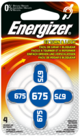 ENERGIZER Hörgerätebatterie 675 - 4Stk