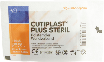CUTIPLAST Plus steril 5x7 cm Verband - 1Stk - Wundversorgung