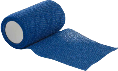 DRACOELFI haft color elast.Fixierb.4 cmx4 m blau - 1Stk