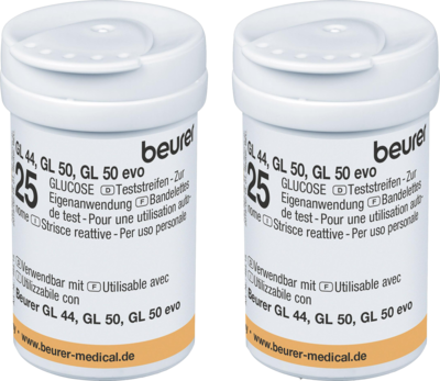 BEURER GL44/GL50 Blutzucker-Teststreifen - 100Stk