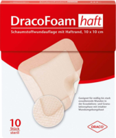 DRACOFOAM Haft Schaumstoff Wundaufl.10x10 cm - 10Stk