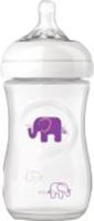 AVENT Flasche 260 ml Elefanten Dekor Mädch.Naturn. - 1Stk