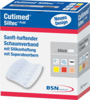 CUTIMED Siltec Plus Schaumverb.20x20 cm haftend - 6Stk