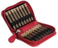 TASCHENAPOTHEKE 16er Leder f.1,5 g Gl.rot - 1Stk