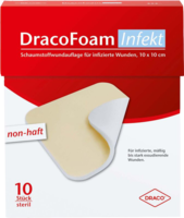 DRACOFOAM Infekt Schaumst.Wundauf.10x10 cm - 10Stk