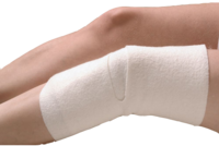 GELENKWICKEL Knie Woll-fühl Wickel - 1Stk