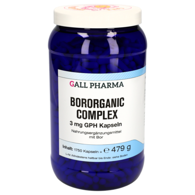 BORORGANIC complex 3 mg GPH Kapseln - 1750Stk