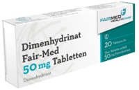 DIMENHYDRINAT Fair-Med 50 mg Tabletten - 20Stk