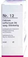 NR.12 Calcium sulfuricum D 6 spag.Glückselig - 50ml
