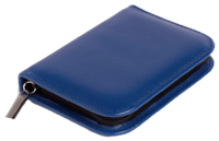 TASCHENAPOTHEKE 32er Rindleder mini 1,5 g Gl.blau - 1Stk