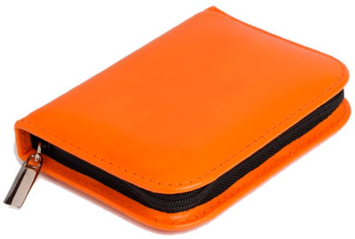 TASCHENAPOTHEKE 32er Rindleder mini 1,5 g Gl.oran. - 1Stk