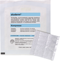 ALUDERM Kompressen 7,5x7,5 cm - 1Stk