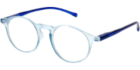 LETTORI Classic town Lesebrille 1,0 matt hellblau - 1Stk