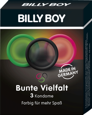 BILLY BOY bunte Vielfalt - 3Stk - Kondome & Chemische Verhütungsmethoden