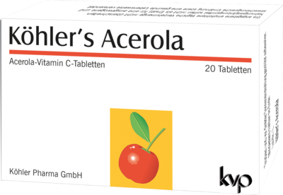 KÖHLER\'S Acerola Tabletten - 20Stk