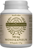 OLIVENBLATT-Extrakt 500 mg Mono-Kapseln - 60Stk