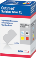 CUTIMED Sorbion SANA Wundauflage XL 28x48 cm - 6Stk