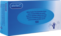 ALVITA Nitril Unt.Handschuhe unsteril puderfrei L - 100Stk