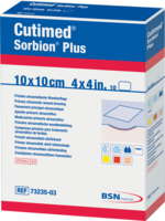 CUTIMED Sorbion Plus Wundauflage 10x10 cm - 10Stk