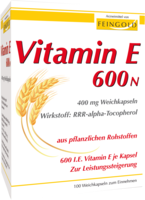 VITAMIN E 600 N Weichkapseln - 100Stk