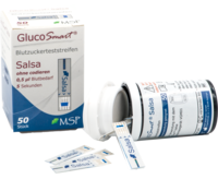 GLUCOSMART Salsa Blutzuckerteststreifen Dose - 50Stk