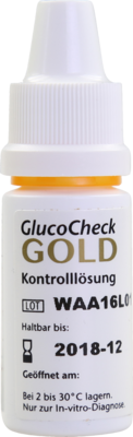GLUCOCHECK GOLD Kontrolllösung mittel - 4ml