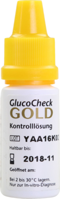 GLUCOCHECK GOLD Kontrolllösung niedrig - 4ml