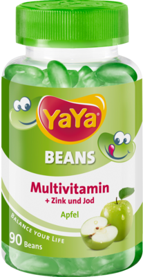 YAYA BEANS Apfel Zink und Jod Kaudragees - 90Stk