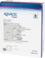 AQUACEL Foam adhäsiv 8x8 cm Verband - 10Stk