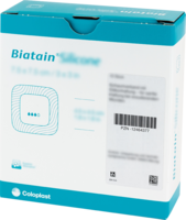 BIATAIN Silicone Schaumverband 7,5x7,5 cm - 10Stk