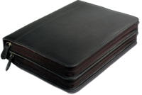 TASCHENAPOTHEKE 560er Leder f.1,5 g Gläser schwarz - 1Stk