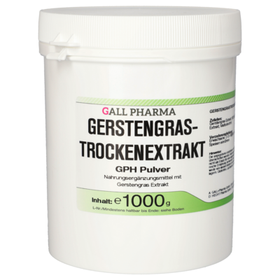 GERSTENGRASTROCKENEXTRAKT GPH Pulver - 1000g