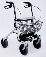 ROLLATOR Alu Actimo silber - 1Stk