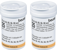 BEURER GL44/GL50 Blutzucker-Teststreifen - 100Stk