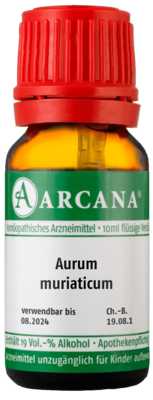 AURUM MURIATICUM LM 10 Dilution - 10ml