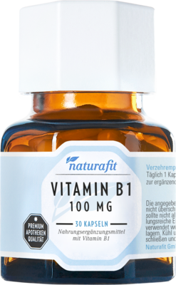 NATURAFIT Vitamin B1 100 mg Kapseln - 30Stk
