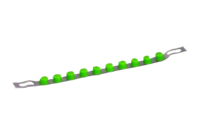 CUROS Desinfektionskappen Streifen - 2500Stk