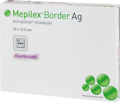 MEPILEX Border Ag Schaumverb.10x12,5 cm steril - 5Stk