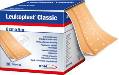 LEUKOPLAST Classic Pflaster 8 cmx5 m Rolle - 1Stk