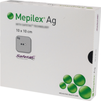 MEPILEX Ag Schaumverband 10x10 cm steril - 5Stk