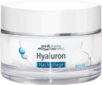 HYALURON NACHTPFLEGE riche Creme im Tiegel - 50ml - Normale- & Mischhaut