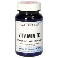 VITAMIN D3 20.000 I.E. GPH Kapseln - 90Stk