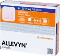 ALLEVYN Ag Adhesive 7,5x7,5 cm Wundverband - 10Stk